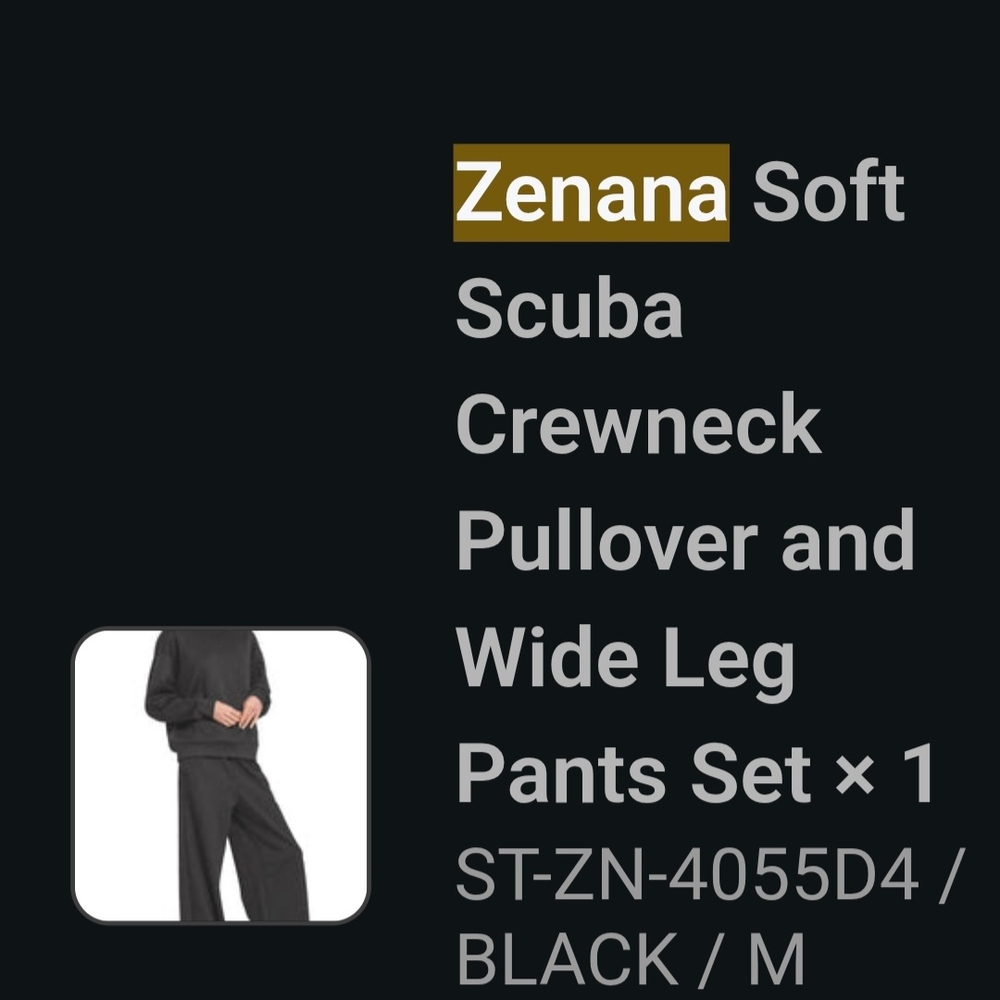 Zenana Outfitters Lounge Set - Picture 5 of 5
